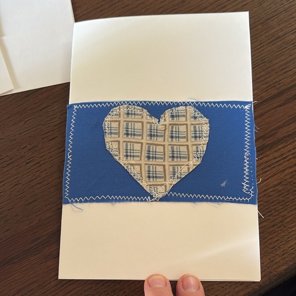 Handmade Heart Greeting Cards Set of three - Picture 5 of 5